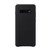 Husa Samsung Leather Cover pentru Samsung Galaxy S10 Plus EF-VG975LBEGWW Black