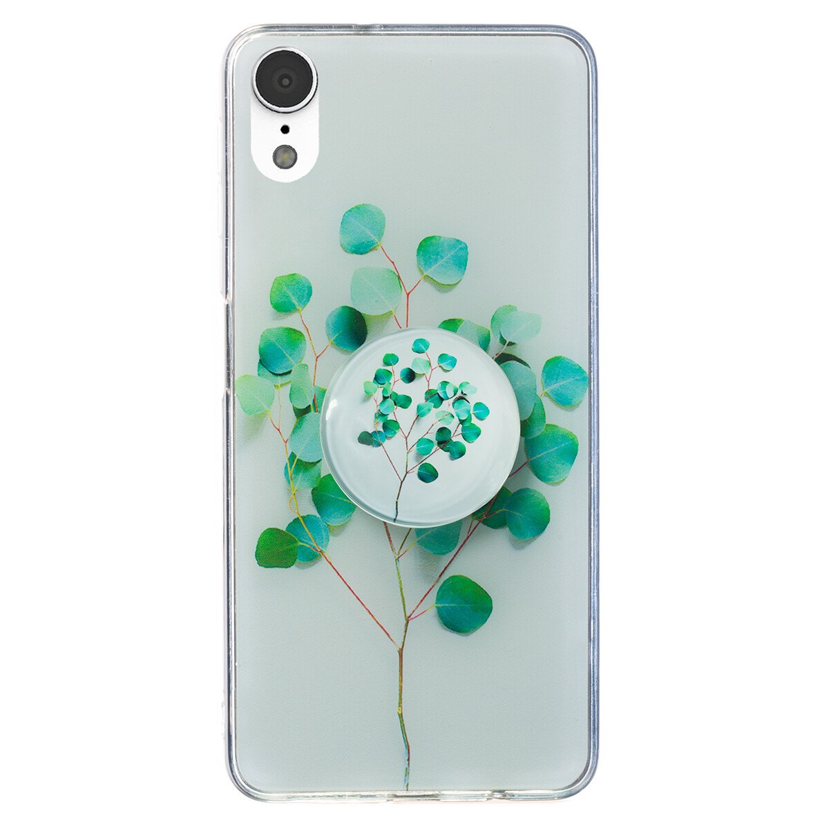 Husa Silicon cu suport, iPhone XR, Natura thumb