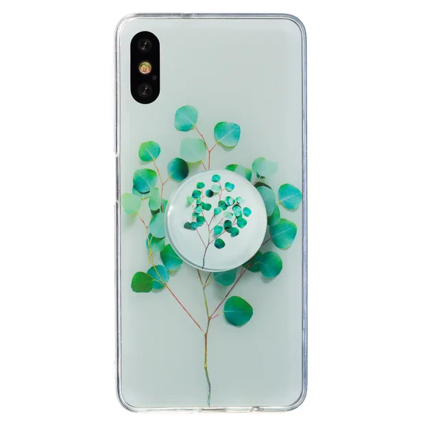 Husa Silicon cu suport, iPhone X/XS, Natura