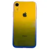 Husa Silicon Glow iPhone XR, Baseus Albastra