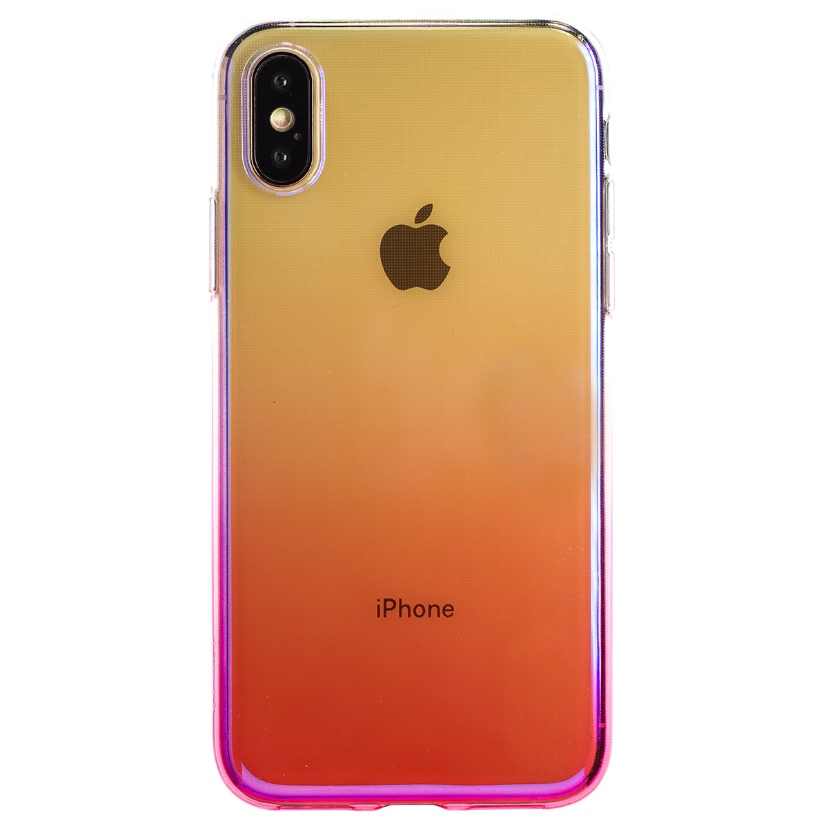 Husa Silicon Glow iPhone X/XS, Baseus Roz thumb