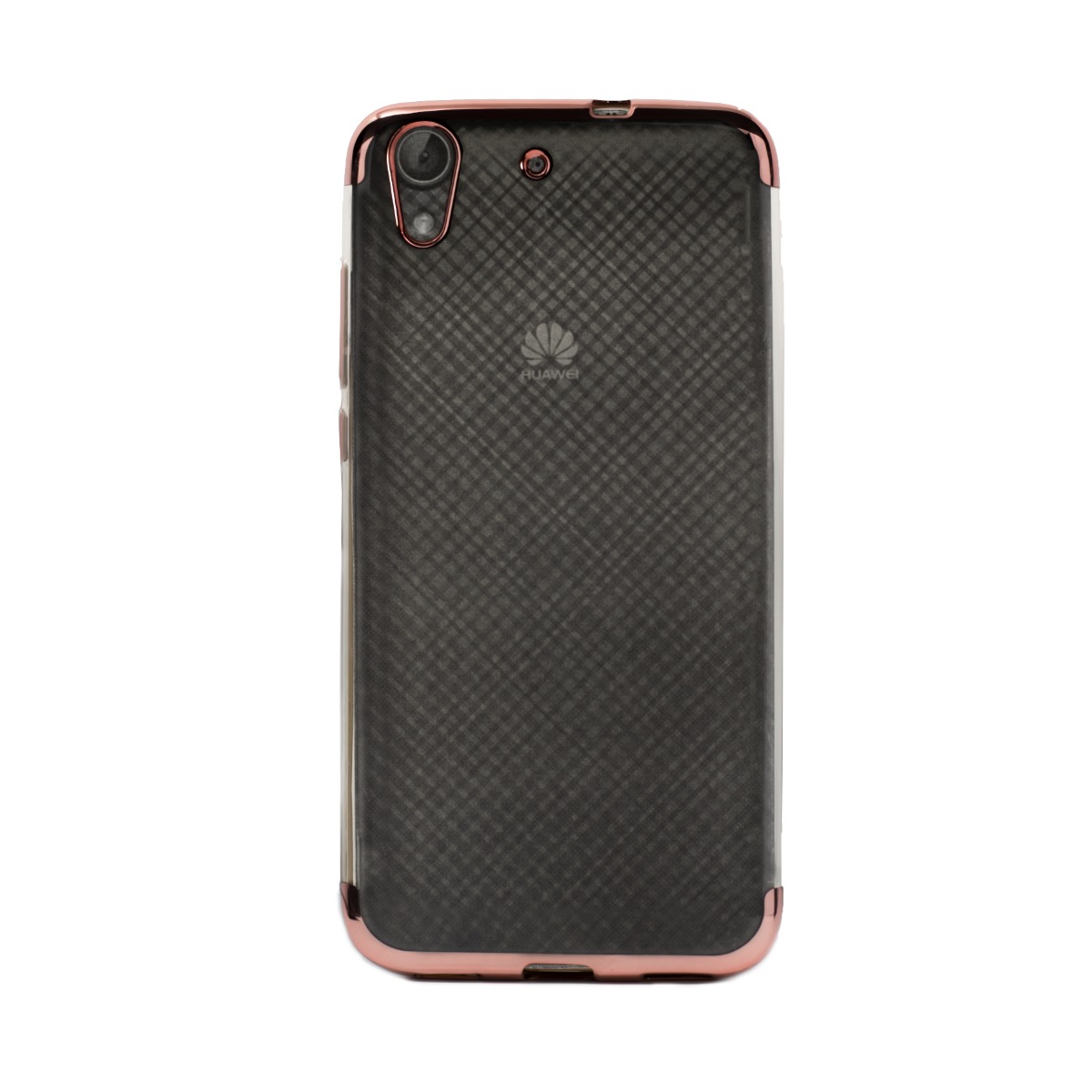 Husa silicon Huawei Ascend Y6-2, Contakt Rama Roz thumb