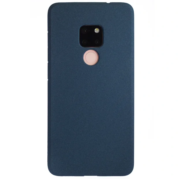 Husa Silicon Huawei Mate 20, Albastru Sand