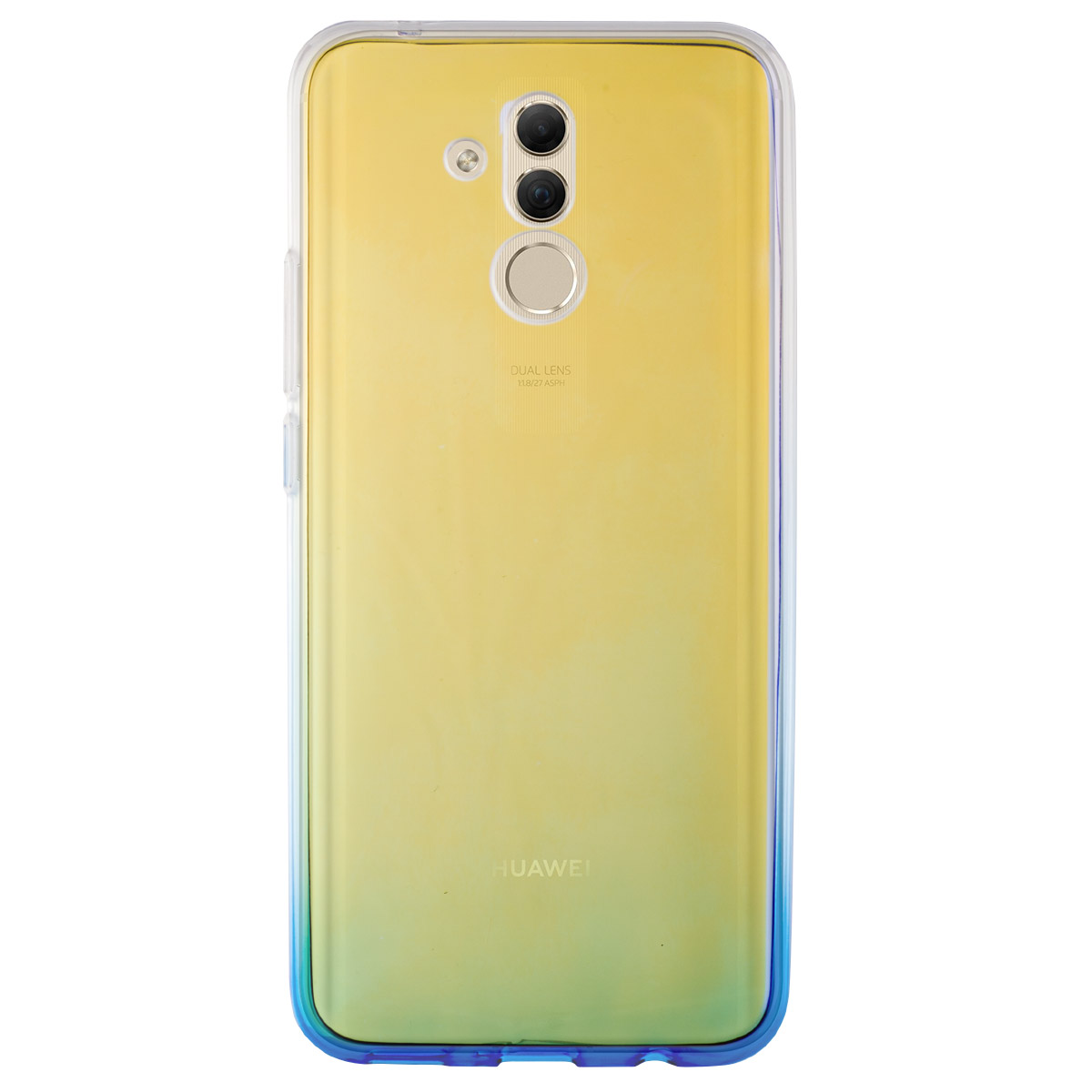 Husa silicon Huawei Mate 20 Lite, Multicolor-Albastra thumb