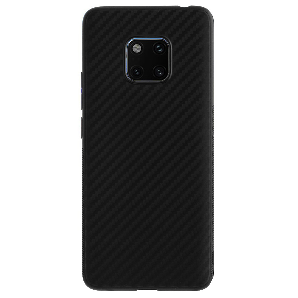 Husa Silicon Huawei Mate 20 Pro, Carbon Neagra thumb