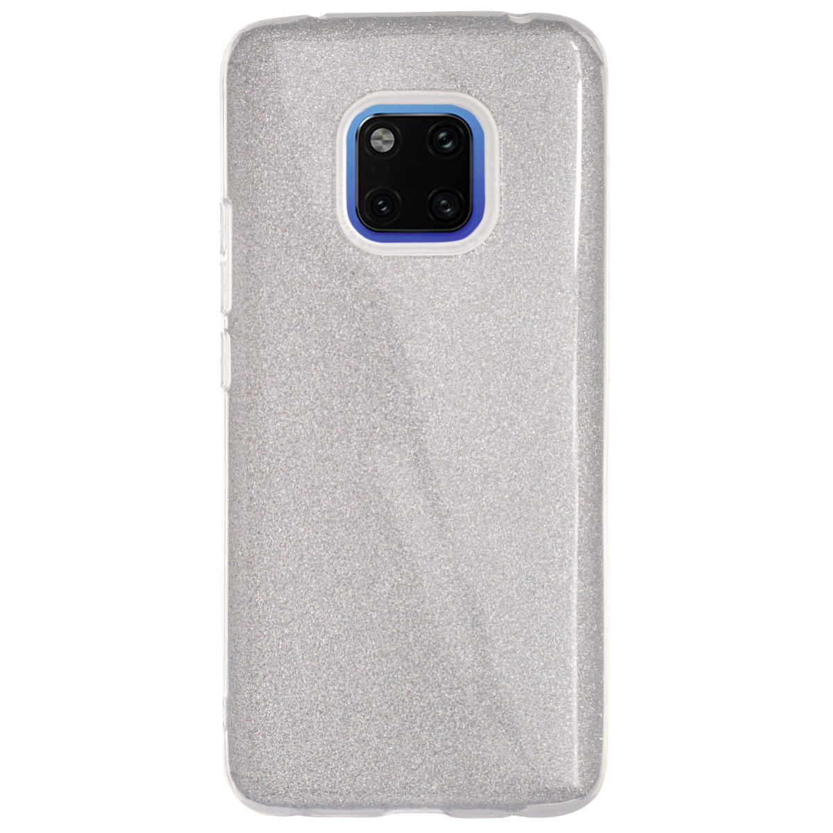 Husa Silicon Huawei Mate 20 Pro, Glitter Argintie thumb