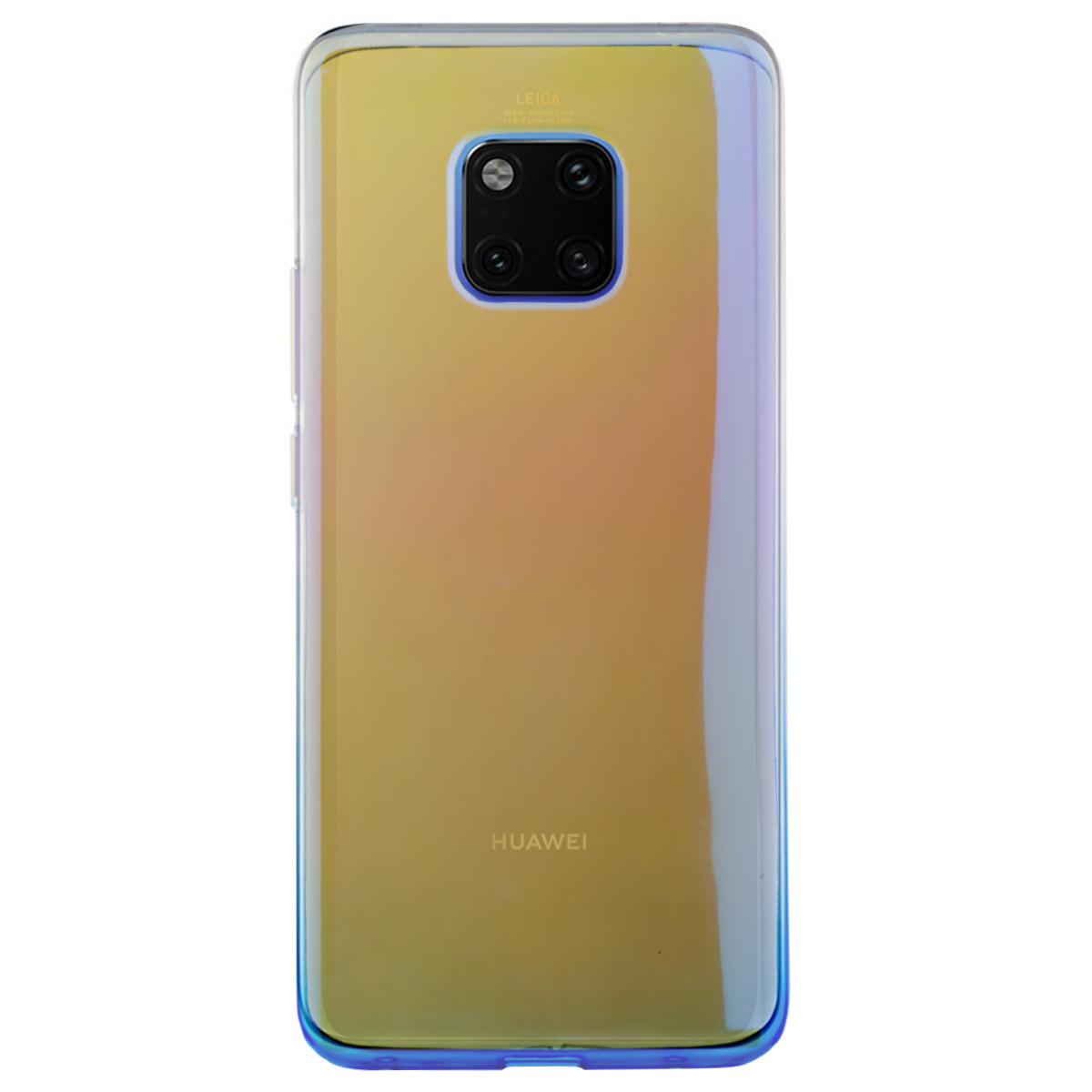Husa silicon Huawei Mate 20 Pro, Multicolor-Albastra thumb