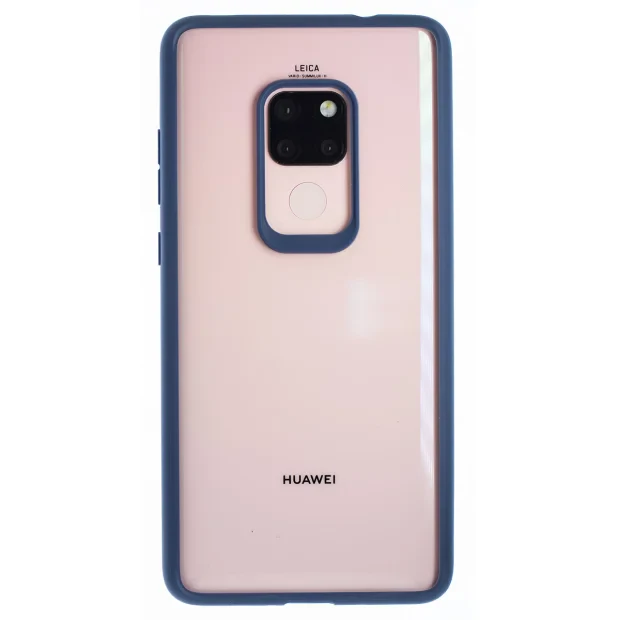 Husa silicon Huawei Mate 20, Rama Albastra