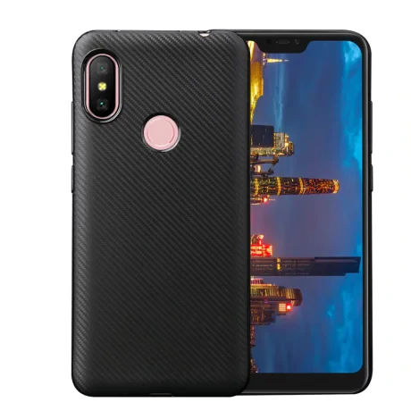 Husa Silicon Huawei P Smart 2019, Negru Carbon Mat