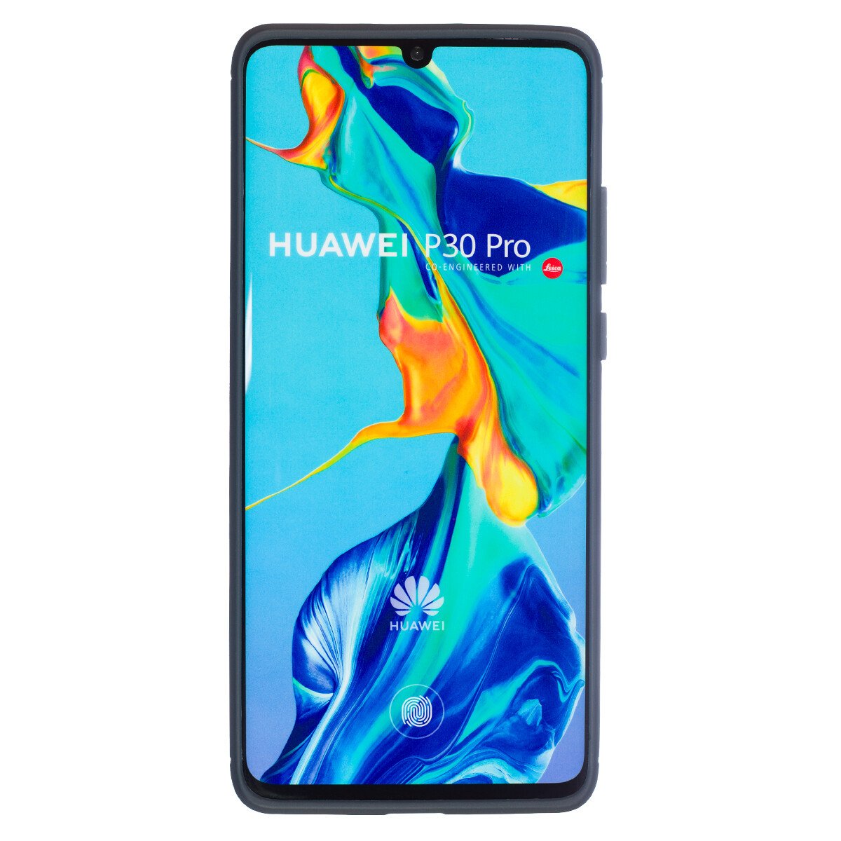Husa Silicon Huawei P30 Lite, Carbon Albastru thumb