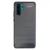 Husa Silicon Huawei P30 Pro, Carbon Albastru