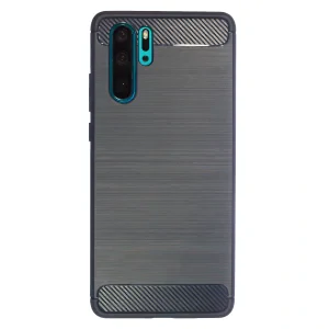 Husa Silicon Huawei P30 Pro, Carbon Albastru