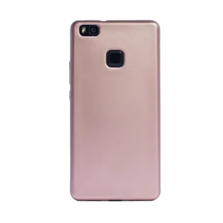 Husa silicon Huawei P9 Lite Contakt Roz Gold