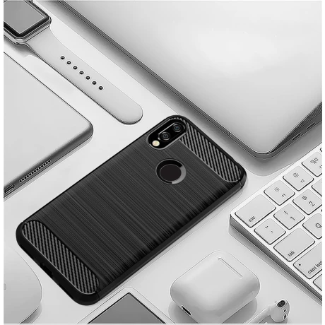 Husa Silicon Huawei Y6 2019, Negru Carbon