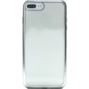 Husa Silicon iPhone 7 Plus ( Rama Argintiu )