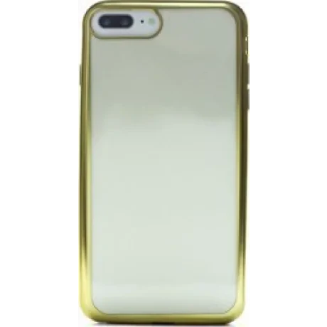 Husa Silicon iPhone 7 Plus ( Rama Auriu )