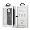Husa silicon iPhone 11 Pro Max Tone on Tone Black Guess