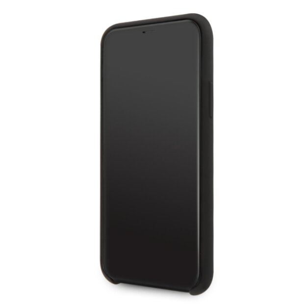 Husa silicon iPhone 11 Pro Max Tone on Tone Black Guess