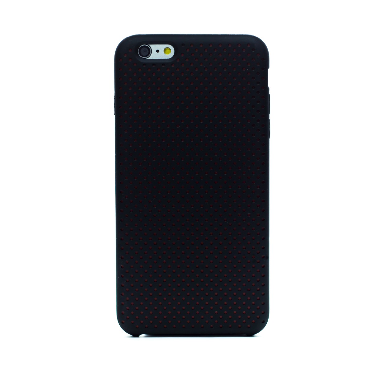 Husa silicon iPhone 6 Plus iShield Negru-Rosu thumb