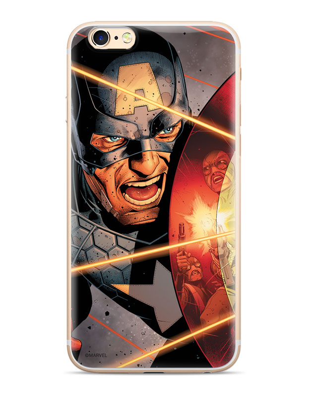 Husa Silicon iPhone 6/7/8, Capitan America 007 Marvel thumb
