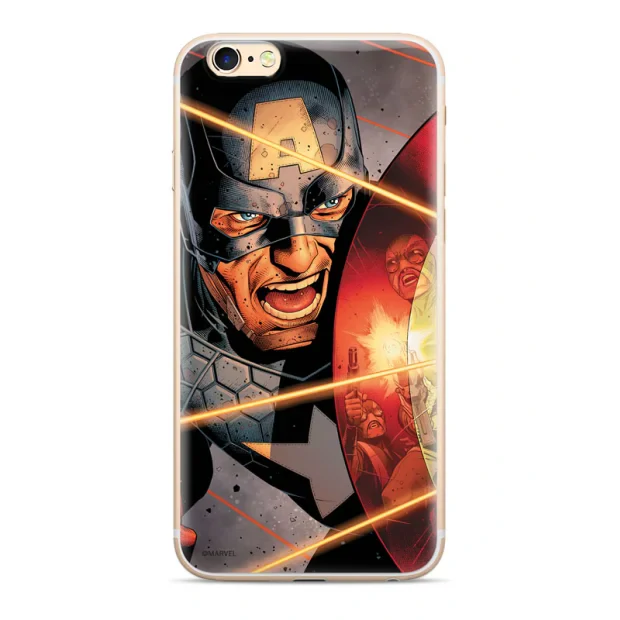 Husa Silicon iPhone 6/7/8, Capitan America 007 Marvel