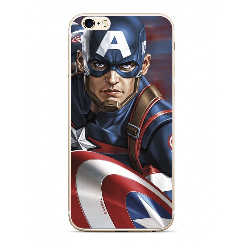 Husa Silicon iPhone 6/7/8, Capitan America 022 Marvel thumb