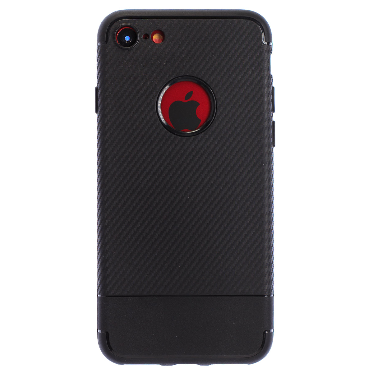 Husa Silicon iPhone 7/8, Negru Carbon thumb