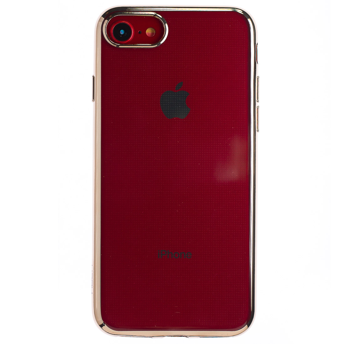 Husa Silicon iPhone 7/8/SE 2 Auriu Electroplate Rock thumb