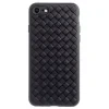 Husa Silicon iPhone 7/8/SE 2 Baseus Weaving Neagra