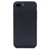 Husa silicon iPhone 8 Plus iShield Negru-Alb