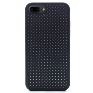 Husa silicon iPhone 8 Plus iShield Negru-Alb