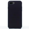 Husa silicon iPhone 8 Plus iShield Negru-Rosu