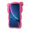 Husa silicon iPhone XR 6.1'' 3D Rilakkuma Roz