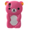 Husa silicon iPhone XR 6.1'' 3D Rilakkuma Roz