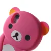 Husa silicon iPhone XR 6.1'' 3D Rilakkuma Roz