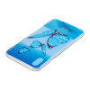 Husa silicon pentru iPhone XR Blue Butterfly