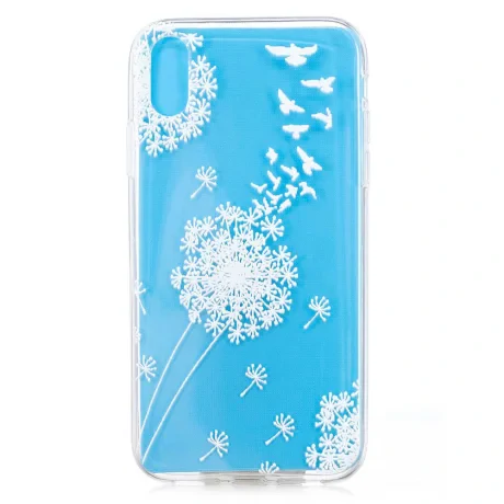Husa silicon pentru iPhone XR, Dandelion