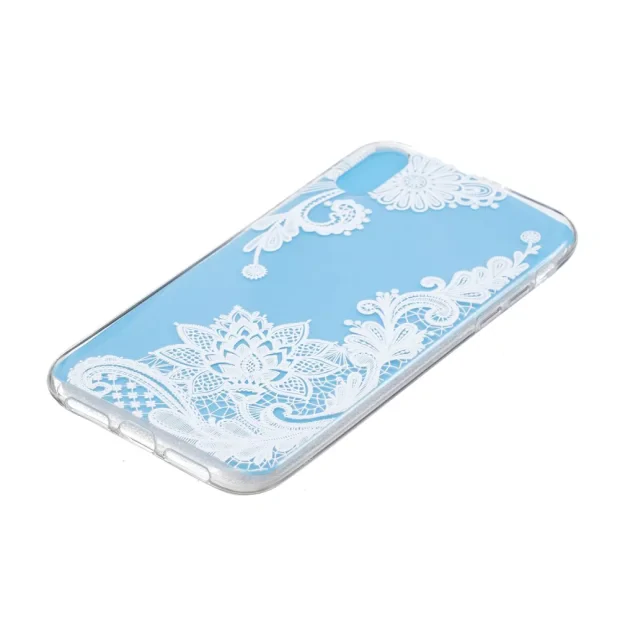 Husa silicon pentru iPhone XR 6.1&#039;&#039;, Lace Flower