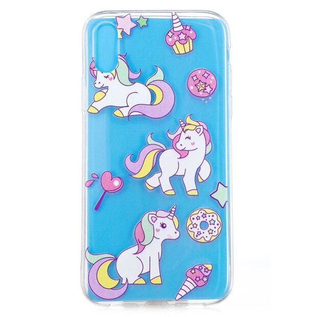 Husa silicon iPhone XR 6.1&#039;&#039;, Unicorn and Ice Cream