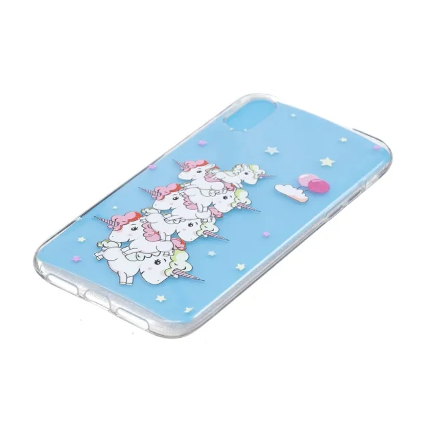 Husa silicon iPhone XR 6.1&#039;&#039;, Unicorns and Stars