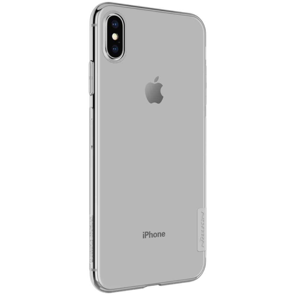 Husa silicon iPhone XS Max Nillkin Nature, Gri thumb