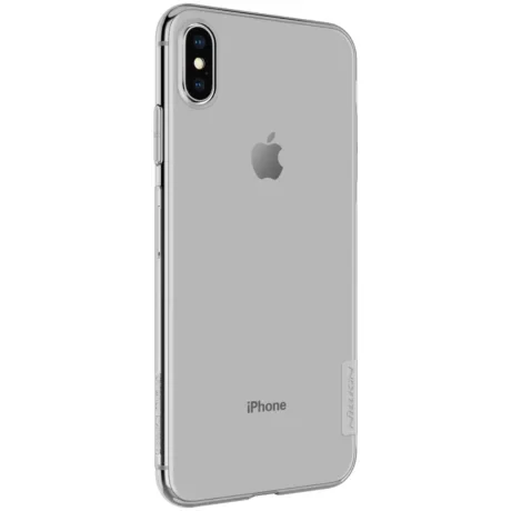 Husa silicon iPhone XS Max Nillkin Nature, Gri