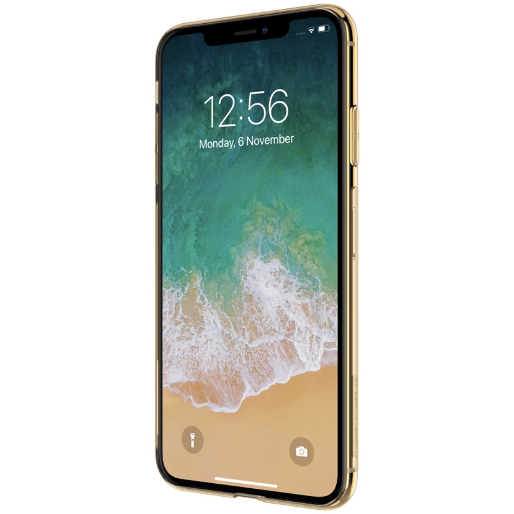 Husa silicon iPhone XS Max Nillkin Nature Auriu thumb