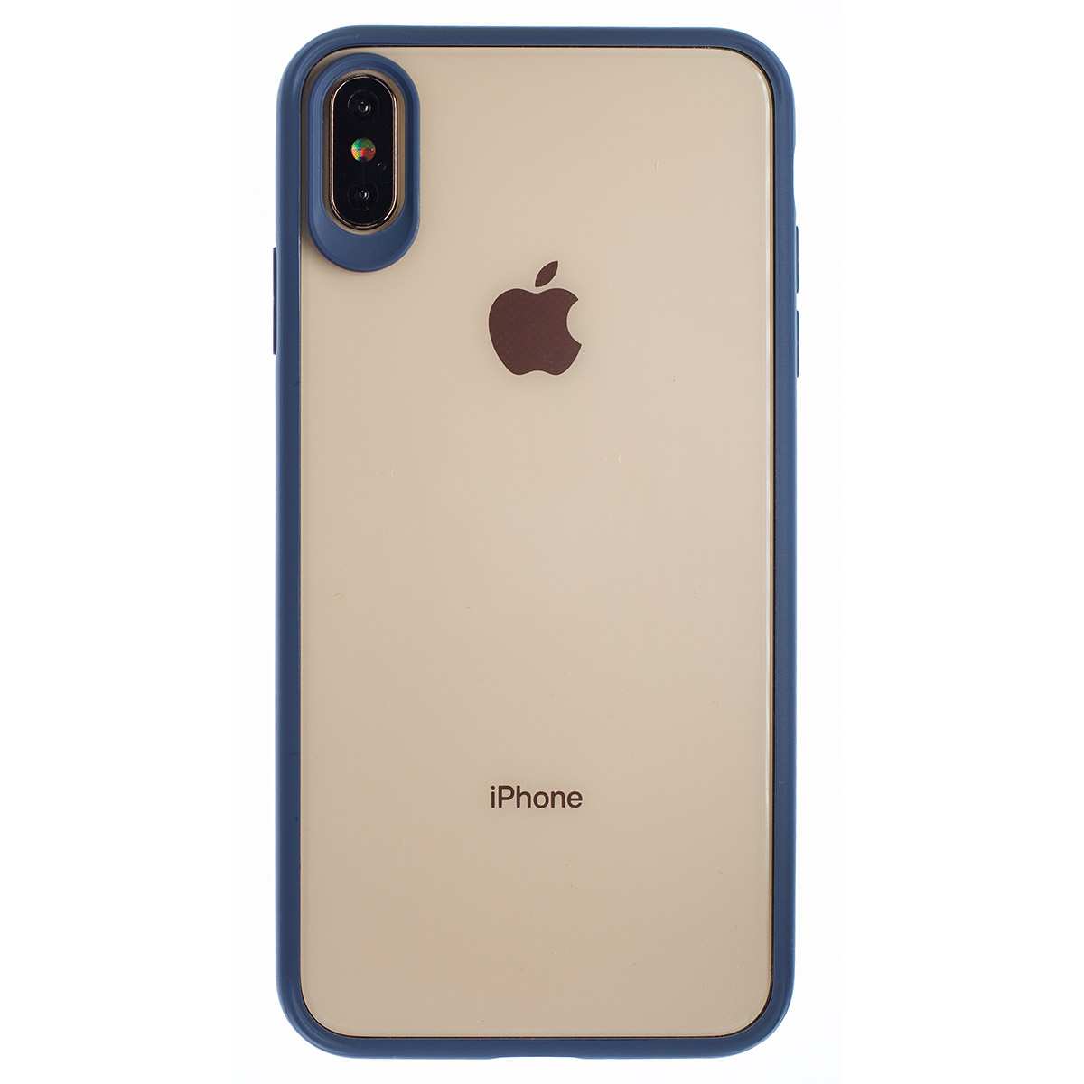 Husa silicon iPhone XS Max, Rama Albastra thumb