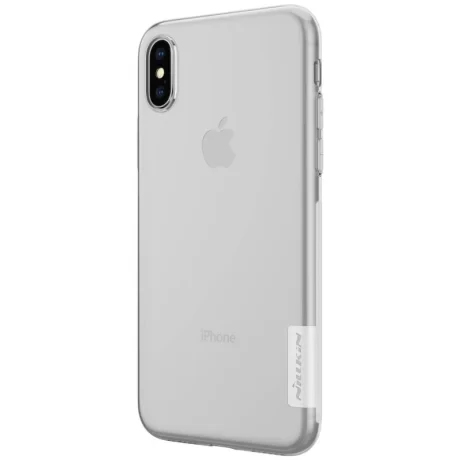 Husa Nillkin din silicon pentru iPhone X/XS Transparent