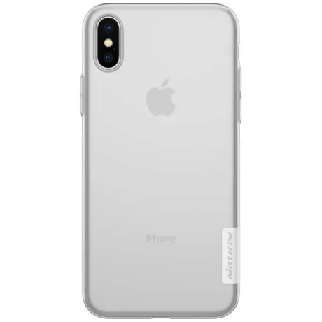 Husa Nillkin din silicon pentru iPhone X/XS Transparent