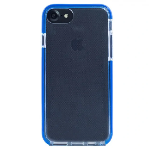 Husa Silicon pentru iPhone 6/6S/7 (Rama Albastru)