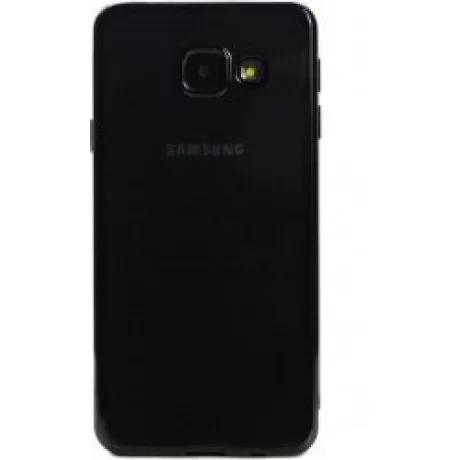 Husa Silicon Pentru Samsung Galaxy A3 2016 ( Rama Gri )