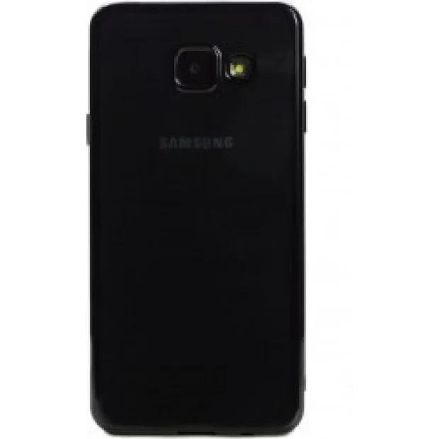 Husa Silicon Pentru Samsung Galaxy A3 2016 ( Rama Gri )