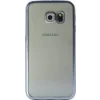 Husa Silicon Pentru Samsung Galaxy S6 ( Rama Argintiu )
